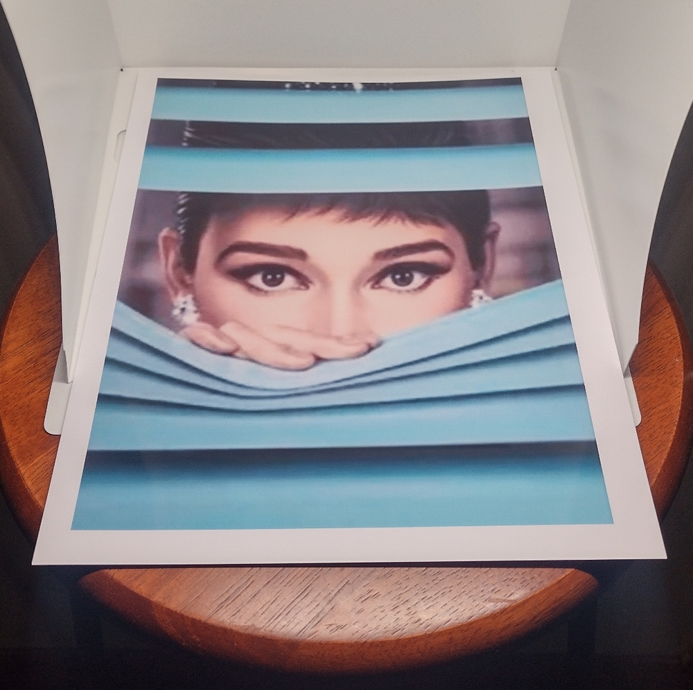 AUDREY HEPBURN BREAKFAST AT TIFFANY'S 8.5x11 ULTRA PREMIUM GLOSSY REPRINT POSTER